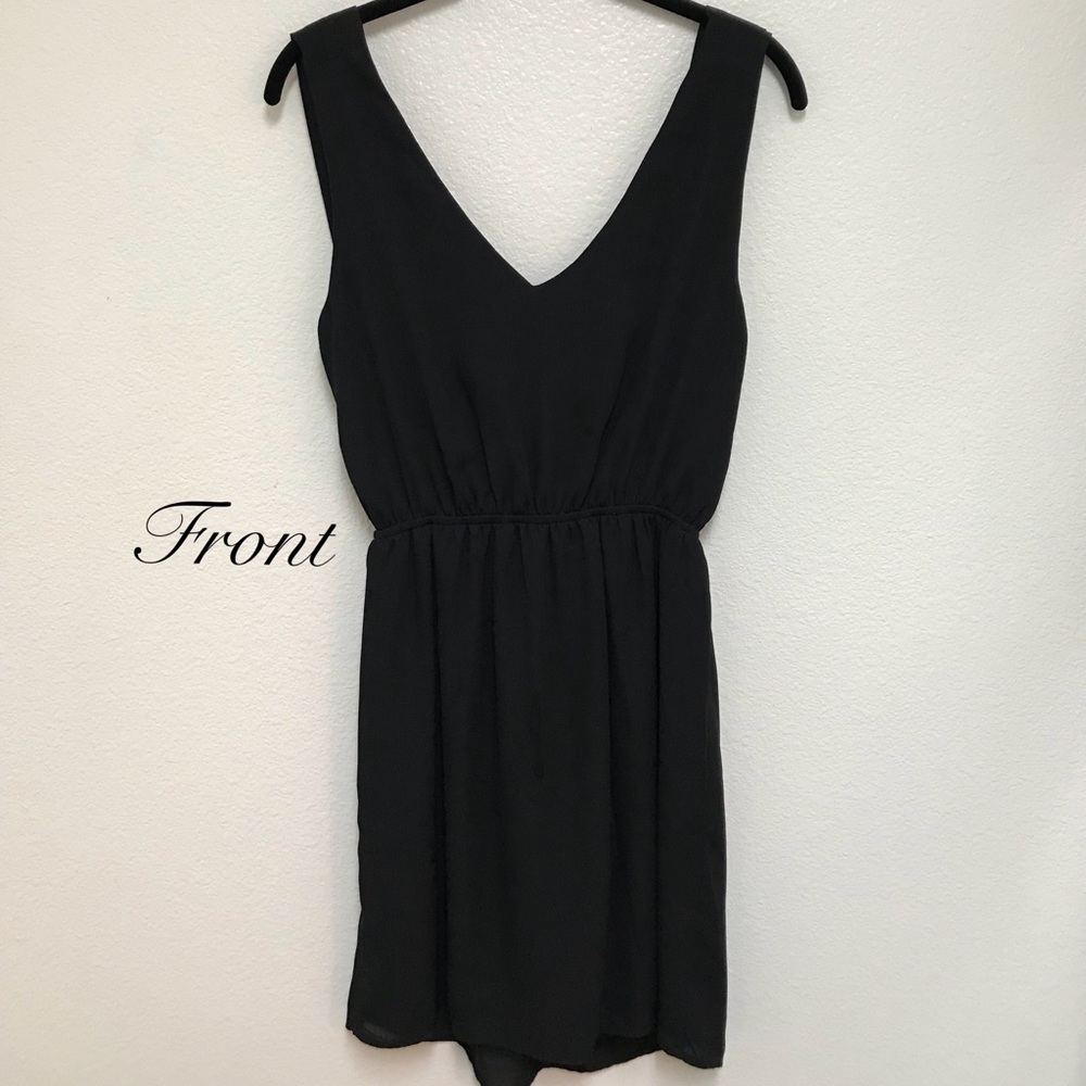 Sexy Open Back Little Black Dress 🔥